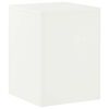 vidaXL Plant Stand White 30 x 30 x 40 cm Steel