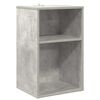 vidaXL Record Cabinet Concrete Grey 38 x 33 x 61 cm Engineered Wood