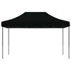 vidaXL Party Tent Folding Black 292 x 440 x 315 cm Oxford Fabric