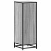 vidaXL Bathroom Cabinet Grey Sonoma 35x37.5x100 cm Engineered Wood