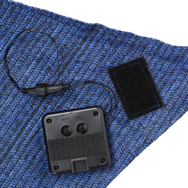 HI Sunsail with 100 LED Light Blue 2x3 m