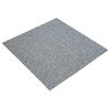 vidaXL Carpet Tile Light Grey 50 x 50 cm 36 pcs PP and Bitumen