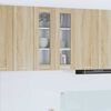 vidaXL Hanging Cabinet Sonoma Oak 60 x 31 x 80 cm Engineered Wood