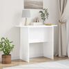 vidaXL Console Table High Gloss White 93 x 40 x 75 cm Engineered Wood