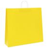 vidaXL Paper Bags 50 pcs with Handles Yellow 54x15x49 cm