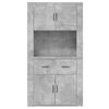 vidaXL Highboard Concrete Grey Engineered Wood