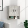 vidaXL Wall Cabinet Concrete Grey 60x31x70 cm Engineered Wood
