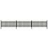 vidaXL Picket Fence with Posts 3 pcs WPC 614x80 cm