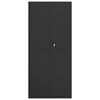 vidaXL File Cabinet Black 90x40x200 cm Steel