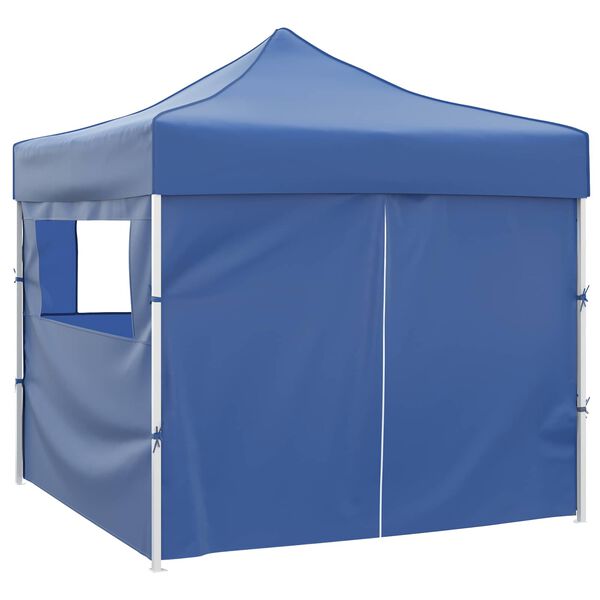 vidaXL Party Tent Folding Blue 291 x 291 x 315 cm Oxford Fabric