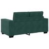 vidaXL Sofa 120cm Dark Green Poly velvet