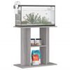 vidaXL Aquarium Stand Grey Sonoma 60x30x60 cm Engineered Wood