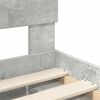 vidaXL Bed Frame Concerte Grey 100 x 200 cm Engineered wood