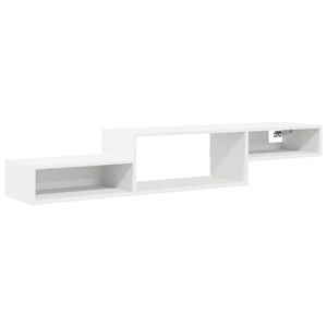 vidaXL Wall-mounted TV Cabinet Wall-Mounted White 150 x 28 x 26 cm