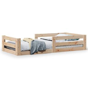 vidaXL Bed Frame without Mattress 70x140 cm Solid Wood Pine