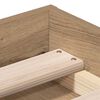 vidaXL Bed Frame without Mattress Artisan Oak 180x200cm Super King Engineered Wood