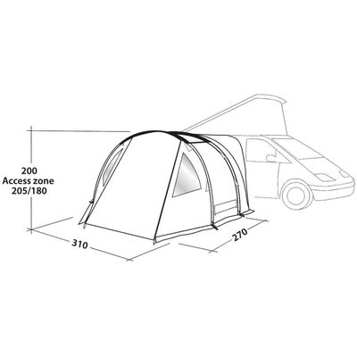 Easy Camp Tent Shamrock Grey