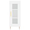 vidaXL Highboard White 34.5x34x180 cm Engineered Wood