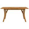 vidaXL Garden Table 150x90x75 cm Solid Wood Acacia