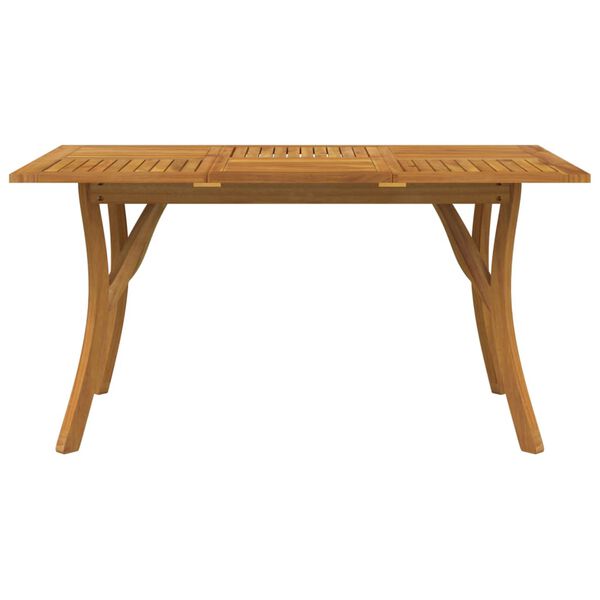 vidaXL Garden Table 150x90x75 cm Solid Wood Acacia