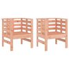vidaXL Garden Chairs 2 pcs 61.5x53x71 cm Solid Wood Douglas