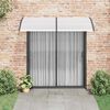 vidaXL Door Canopy Black 200x100 cm PC