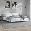 vidaXL Bed Frame without Mattress High Gloss White 200x200 cm