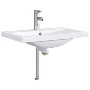 vidaXL Bathroom Wash Basin Chrome 61 x 40 x 16.5 cm Metal