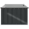vidaXL Garden Storage Box Black 101 x 82 x 50 cm Steel