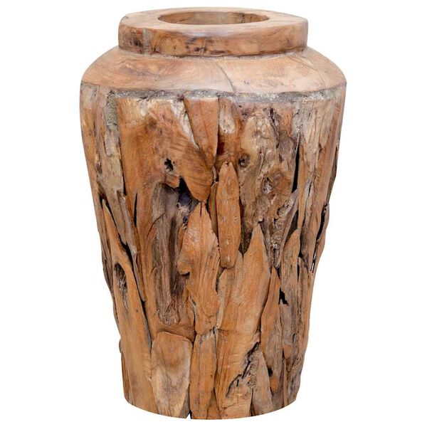 vidaXL Decoration Vase 40x60 cm Solid Teak Wood
