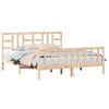 vidaXL Bed Frame without Mattress Solid Wood Pine