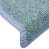 vidaXL Stair Mats 30 pcs 65x24x4 cm Sea Blue Half Round Large
