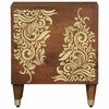 vidaXL Bedside Cabinet with Door Honey Brown 40 x 33 x 46 cm