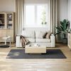 vidaXL Washable Rug Soft Shaggy 160x230 cm Anti Slip Anthracite