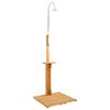 vidaXL Outdoor Shower | Brown | Solid Fir Wood | Medium | Outdoor Shower