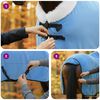 vidaXL Horse Blanket Full Aqua 135 cm Polar fleece
