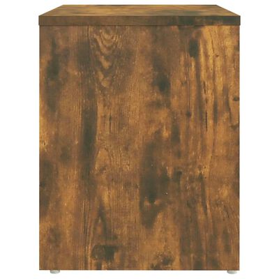 vidaXL Bed Cabinets 2 pcs Smoked Oak 40x30x40 cm Engineered Wood