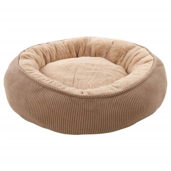 FLAMINGO Dog Bed with Zipper Colette Round 46 cm Taupe