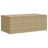 vidaXL Garden Storage Box Mix Beige 984L Poly Rattan
