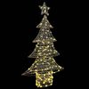 vidaXL Christmas Tree with 160 LEDs Warm white 150 cm PET