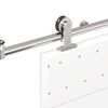vidaXL Sliding Door Hardware Kit 200 cm Stainless Steel Silver