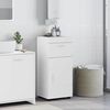 vidaXL Bathroom Cabinet Set TULUM High Gloss White 37 x 31.5 x 82 cm