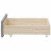 vidaXL Bed Drawers 2 pcs Light Grey Engineered Wood and Fabric