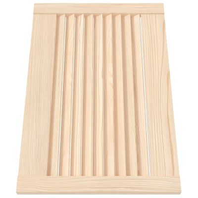 vidaXL Cabinet Doors Louvred Design 4 pcs 39.5x59.4 cm Solid Wood Pine