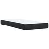 vidaXL Box Spring Bed with Mattress Black 90x200 cm Velvet