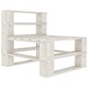vidaXL 5 Piece Garden Pallets Lounge Set Wood White