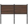 vidaXL Replace Headboard Brown Oak 120 cm Engineered Wood and Steel
