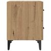 vidaXL Bed Cabinet Artisan Oak 40 x 35 x 47.5 cm Engineered Wood