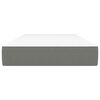 vidaXL Pocket Spring Bed Mattress Dark grey 120 x 190 x 20 cm Foam
