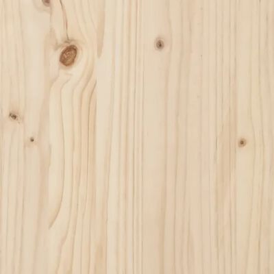 vidaXL Bed Headboard 205.5x4x100 cm Solid Wood Pine